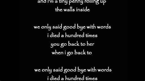 back to black with lyrics